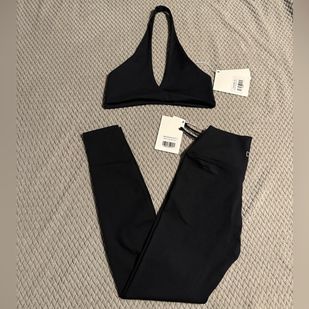 CSB Crop Shop Boutique Black Set NWT Small